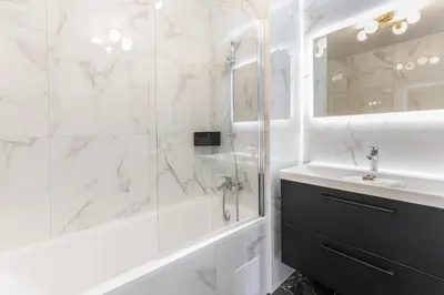 Salle de bains dans l'établissement Luxurious Apartment with Sea and Carlton View