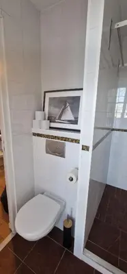 Cuisine ou kitchenette dans l'établissement Lovely one bedroom apartment in the old town of Antibes