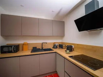 Cuisine ou kitchenette dans l'établissement #201-Heart of Vieil Antibes - Place Nationale-High-End Newly Renovated & Furnished Appartment