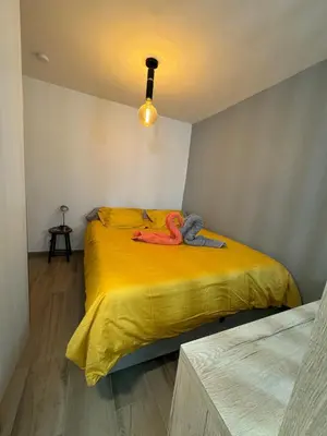 Un ou plusieurs lits dans un hébergement de l'établissement Appartement rempart d'Antibes