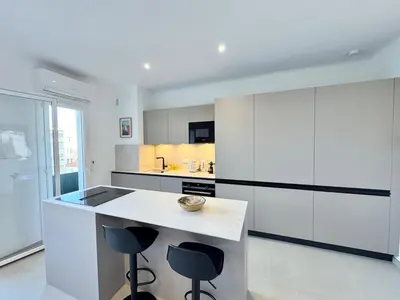 Cuisine ou kitchenette dans l'établissement Le studio Prestige et Chic