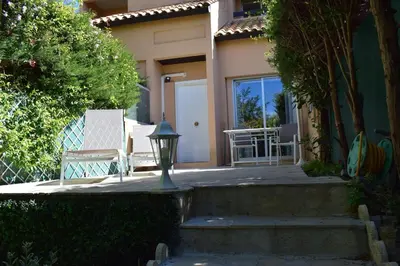 Plan de l'établissement Cap d'Antibes Duplex studio Garden-terrace Beaches