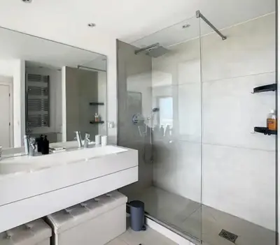 Salle de bains dans l'établissement Appartement Vue mer