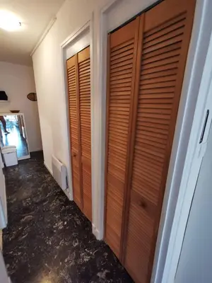 Plan de l'établissement Juan-les-Pins, superbe studio vue mer grande Terrace cuisine séparée