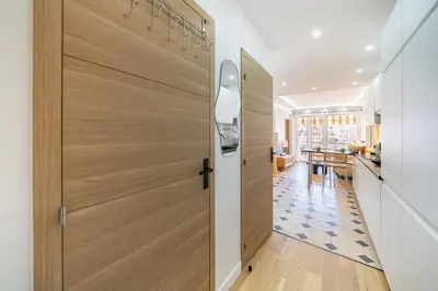 Cuisine ou kitchenette dans l'établissement Cannes centre derrière le Martinez