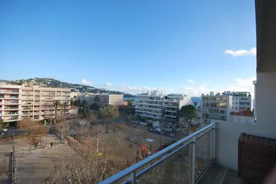 Vue générale sur la montagne ou vue sur la montagne depuis l'appartement