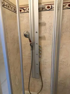 Salle de bains dans l'établissement Appartement Vue sur la mer à 5 minutes des plages