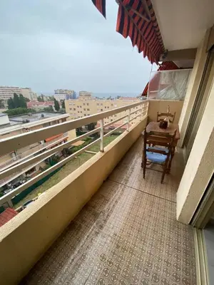 Balcon ou terrasse dans l'établissement T2 Proche plage - Centre cagnes sur mer