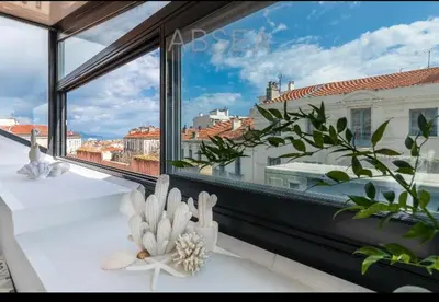 Balcon ou terrasse dans l'établissement Absea Antibes centre ville