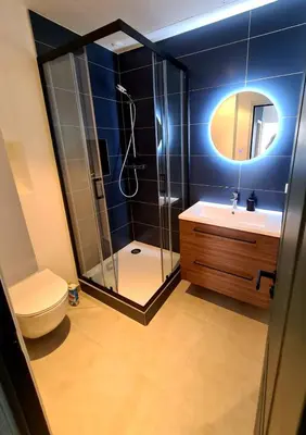 Salle de bains dans l'établissement 2 Bedrooms 5 min walk to Croisette