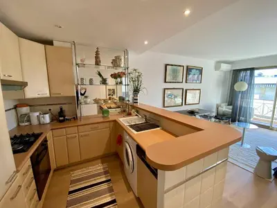 Cuisine ou kitchenette dans l'établissement Cannes - Latour-Maubourg - 2 P rénové tout confort