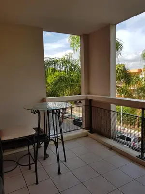 Balcon ou terrasse dans l'établissement Appartement Villeneuve Loubet