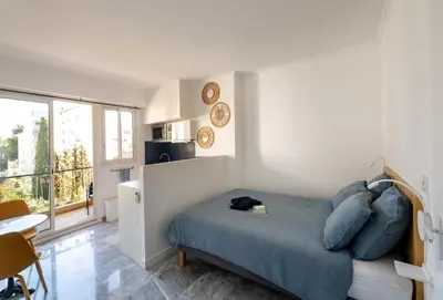 Télévision ou salle de divertissement dans l'établissement L'Astrolabe - Studio - refurbished - seaside