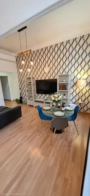 Télévision ou salle de divertissement dans l'établissement Centre Carré d'or 3 chambres