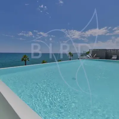 Waterfront apartment with private garden