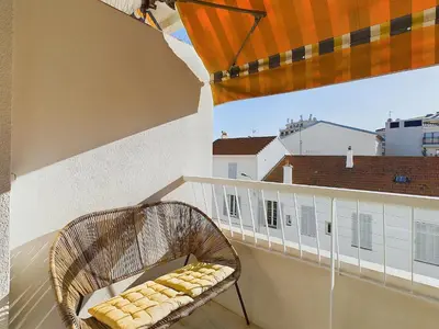 Balcon ou terrasse dans l'établissement Center Cannes Montfleury