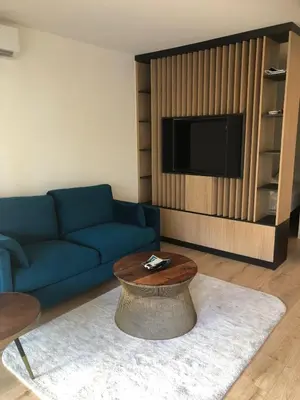 Télévision ou salle de divertissement dans l'établissement Studio terrasse Croisette