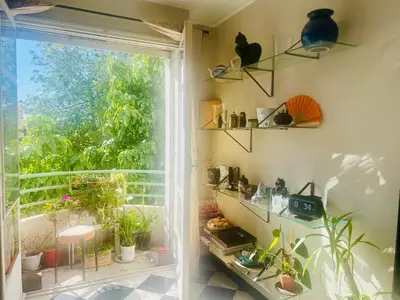 Balcon ou terrasse dans l'établissement Le Palais Antibois