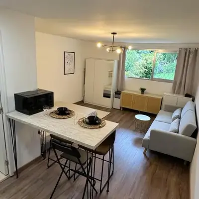 Studio with swimming pool