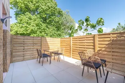 Plan de l'établissement Studio avec Terrasse et piscine