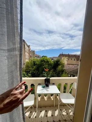 Balcon ou terrasse dans l'établissement Cannes Central Balcony- 9 min Festival