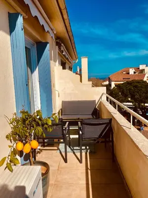 Balcon ou terrasse dans l'établissement Penthouse apartment with panoramic views