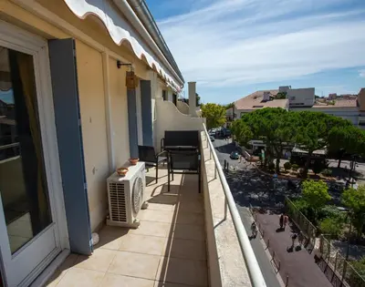 Balcon ou terrasse dans l'établissement Penthouse apartment with panoramic views