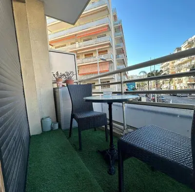 Balcon ou terrasse dans l'établissement Casino Juan-les-pins