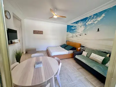 Plan de l'établissement Studio Baie des Anges à deux pas de la mer