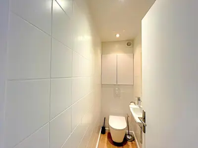 Salle de bains dans l'établissement IRIS APARTMENT backCroisette