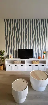 Télévision ou salle de divertissement dans l'établissement Escale en Méditerranée, swimmingpool, terrace,AC