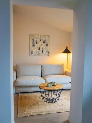Un ou plusieurs lits dans un hébergement de l'établissement #402 Heart of Vieil Antibes - Place Nationale-High-End Newly Renovated & Furnished Appartment
