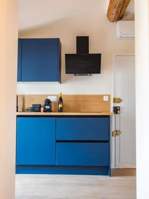 Cuisine ou kitchenette dans l'établissement #402 Heart of Vieil Antibes - Place Nationale-High-End Newly Renovated & Furnished Appartment