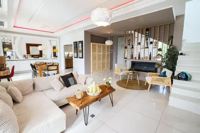 Coin salon dans l'établissement villa lucienne