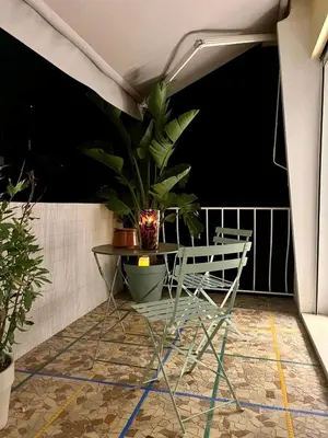 Balcon ou terrasse dans l'établissement 4 bedroom house Le Cannet
