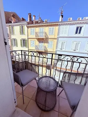 Balcon ou terrasse dans l'établissement Le Pinson Mignon Cannes Carre d Or