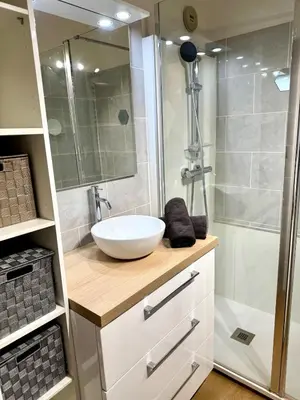 Plan de l'établissement Agréable 2 pièces et son jardin