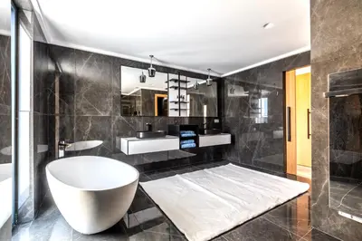 Salle de bains dans l'établissement Villa Dream Cannes