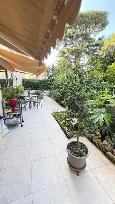 Jardin de l'établissement Studio basse californie cannes
