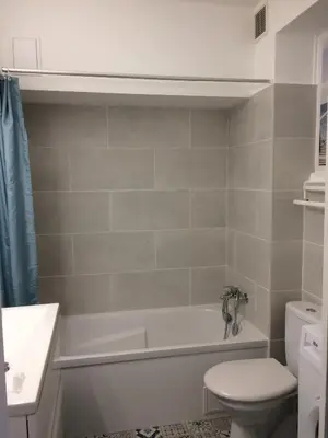 Salle de bains dans l'établissement La caravelle