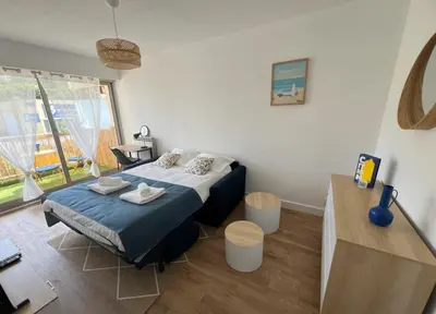Un ou plusieurs lits dans un hébergement de l'établissement MOENA Antibes