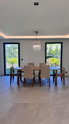 Coin salon dans l'établissement Beautiful Luxury Villa with Pool in Antibes