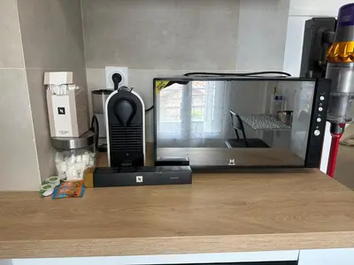 Cuisine ou kitchenette dans l'établissement Maginifique T2 au cœur d Antibes avec parking