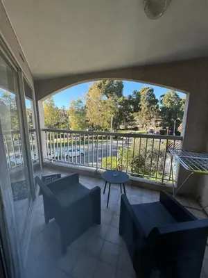 Balcon ou terrasse dans l'établissement Studio 30m2 juan les pins