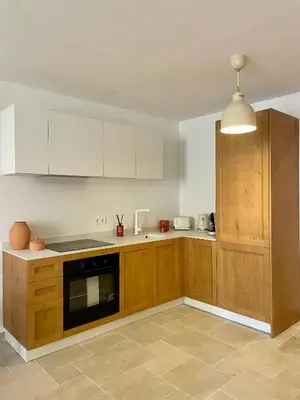 Cuisine ou kitchenette dans l'établissement Les Appartements de la rue Vial