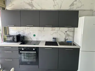 Cuisine ou kitchenette dans l'établissement Cannes Croisette