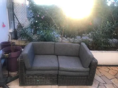 Coin salon dans l'établissement villa matama