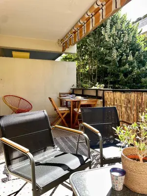 Plan de l'établissement Studio Centre Juan Les Pins - terrasse, proche mer
