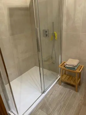 Salle de bains dans l'établissement Provençale de Biot