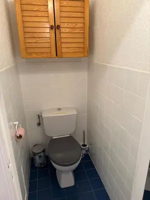 Salle de bains dans l'établissement LE MAGALI , Vue Mer , Clim , Parking